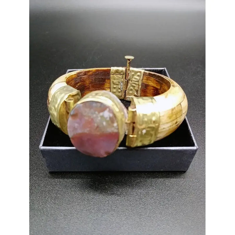 Pulsera Piedra Rosa