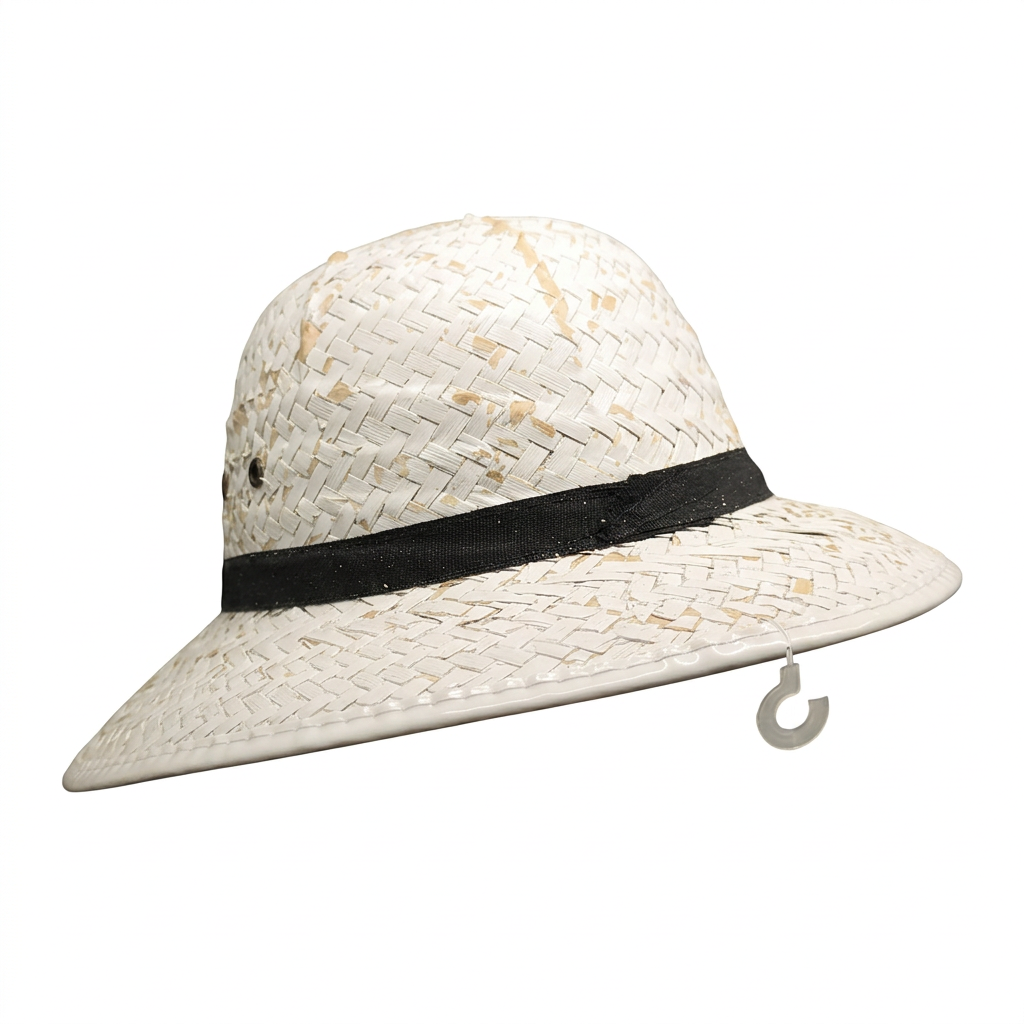 Sombrero Salacot Blanco Adulto