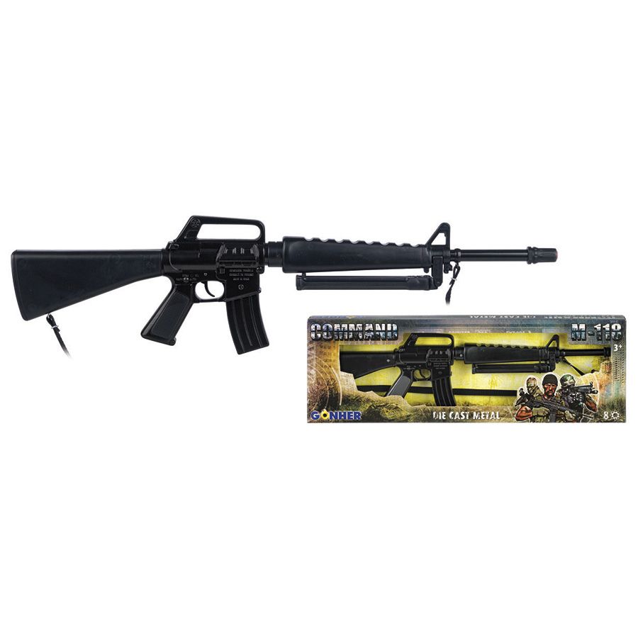 Toy Combat Machine Gun — Metal Accessory with Cap Bombs