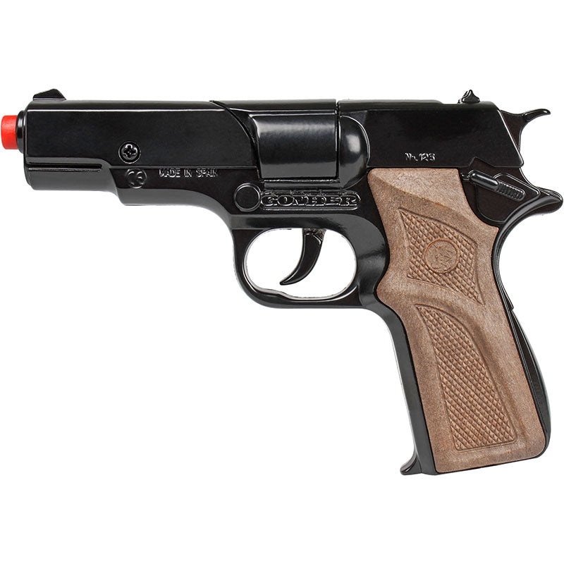 Pistola Police Die Cast Metal Gonher 8 Tiros (Gonher ref 125/6)