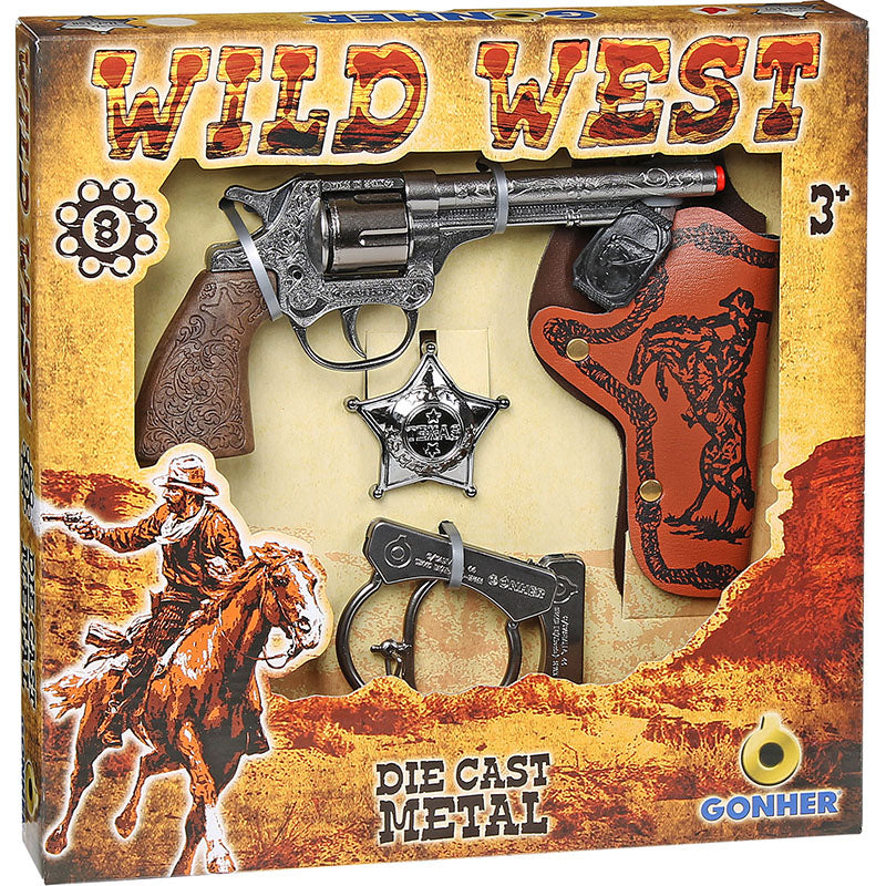 Set Caravana Pistola Die Cast Metal de Gonher (Gonher ref 157/0)