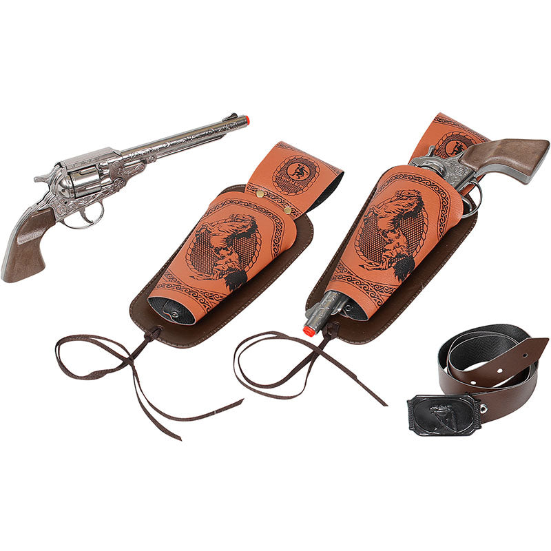 Set Texas Gonher - revólveres y fundas fuera de la caja