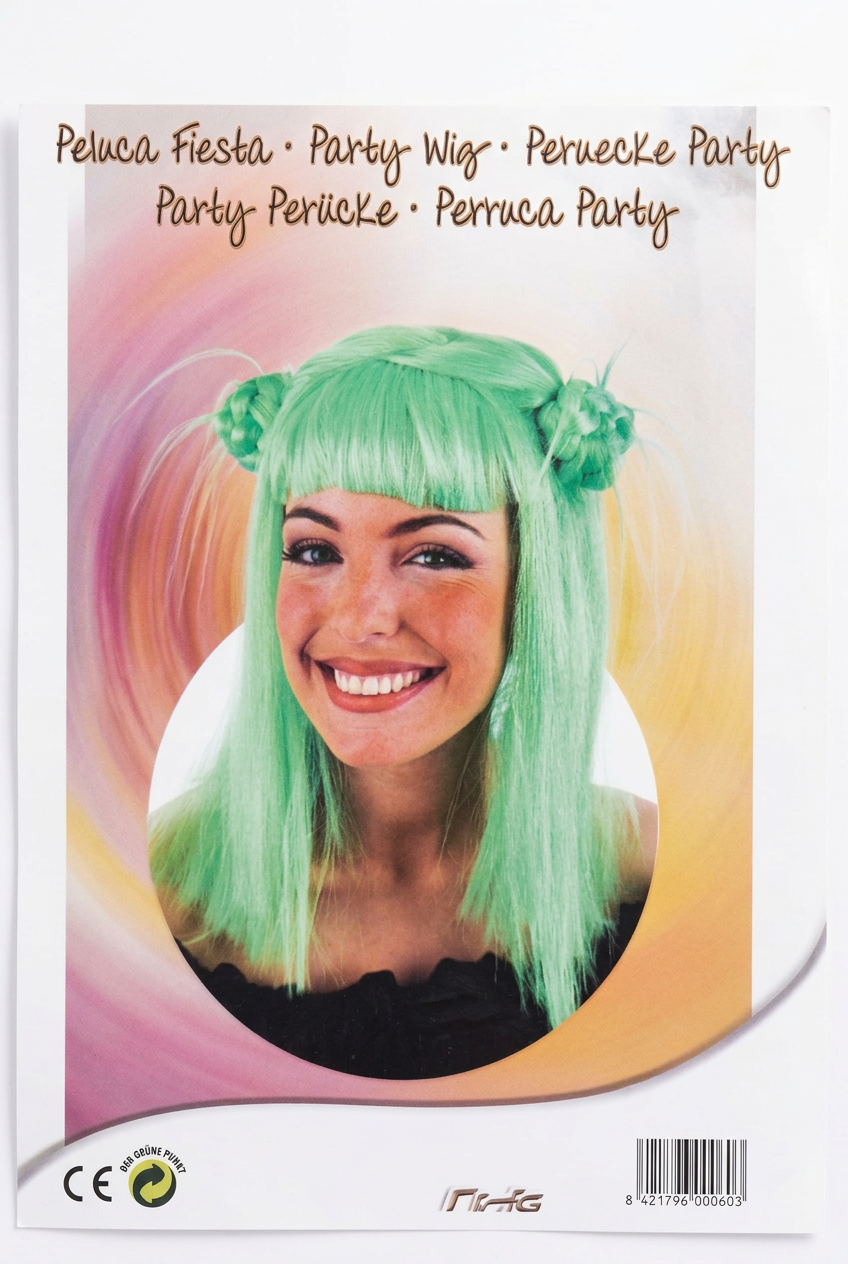 Green Knot Wig