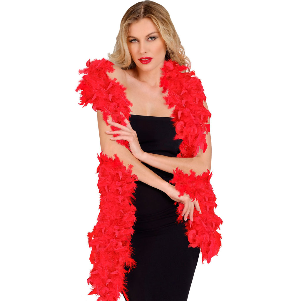 Boa Roja Plumas