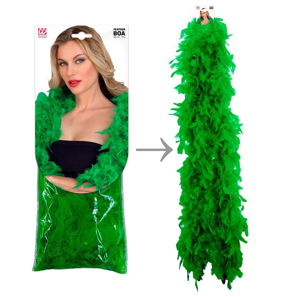 Boa de Plumas Verde