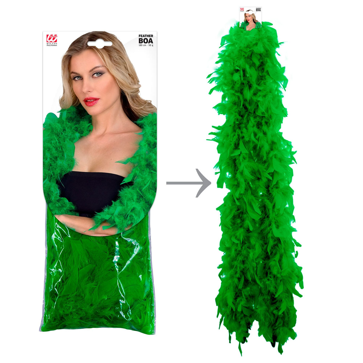 Boa de Plumas Verde