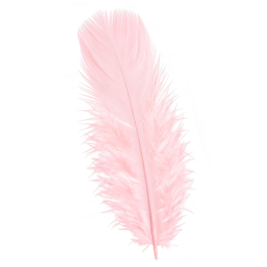 Pack 50 Plumas Rosa Claro.