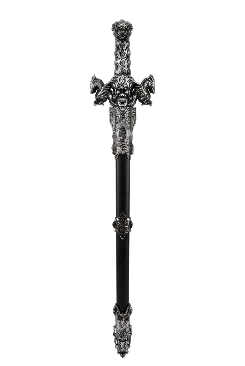 Espada de Fantasía con Funda para Disfraz de Guerrero 75 cm
