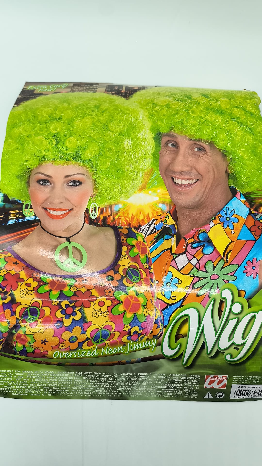 Peluca Jimmy Verde Widmann