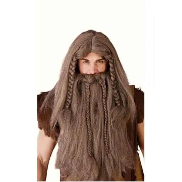 Peluca Con Barba De Barbaro