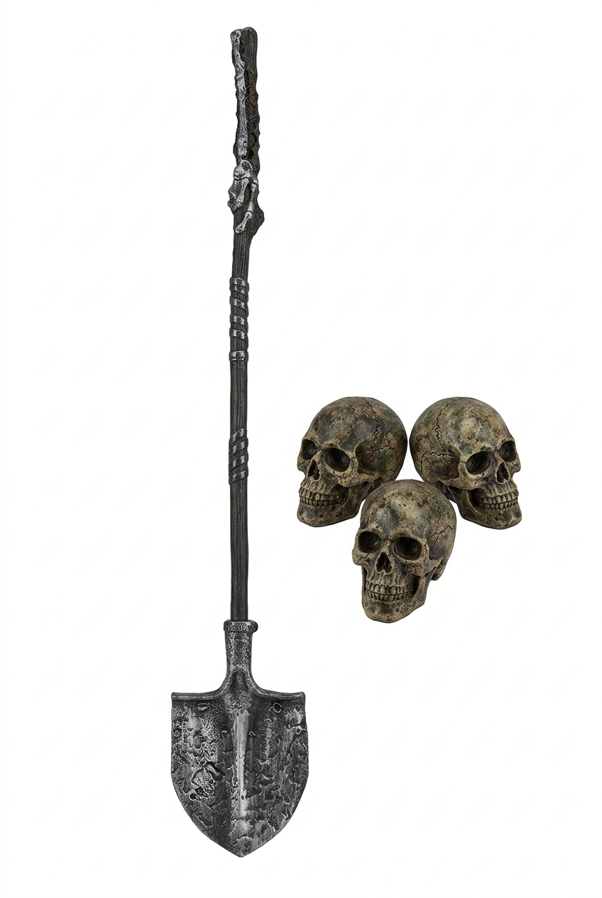Pala del Sepulturero Terrorífica para Halloween