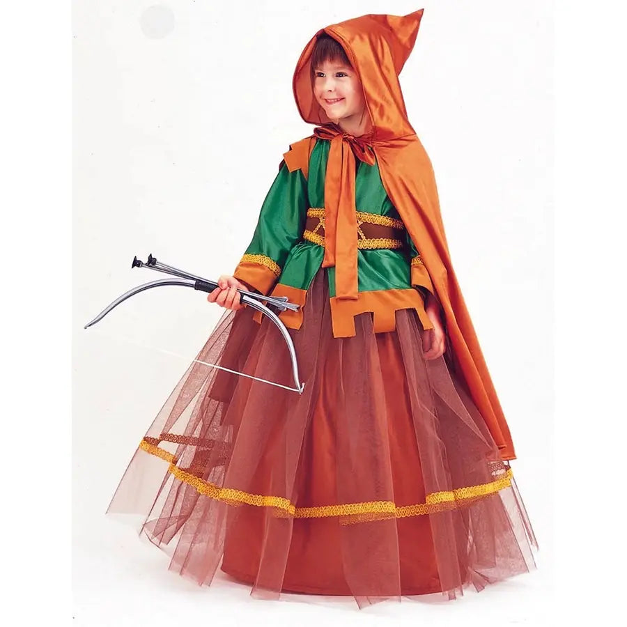 Disfraz Arquera Con Capa