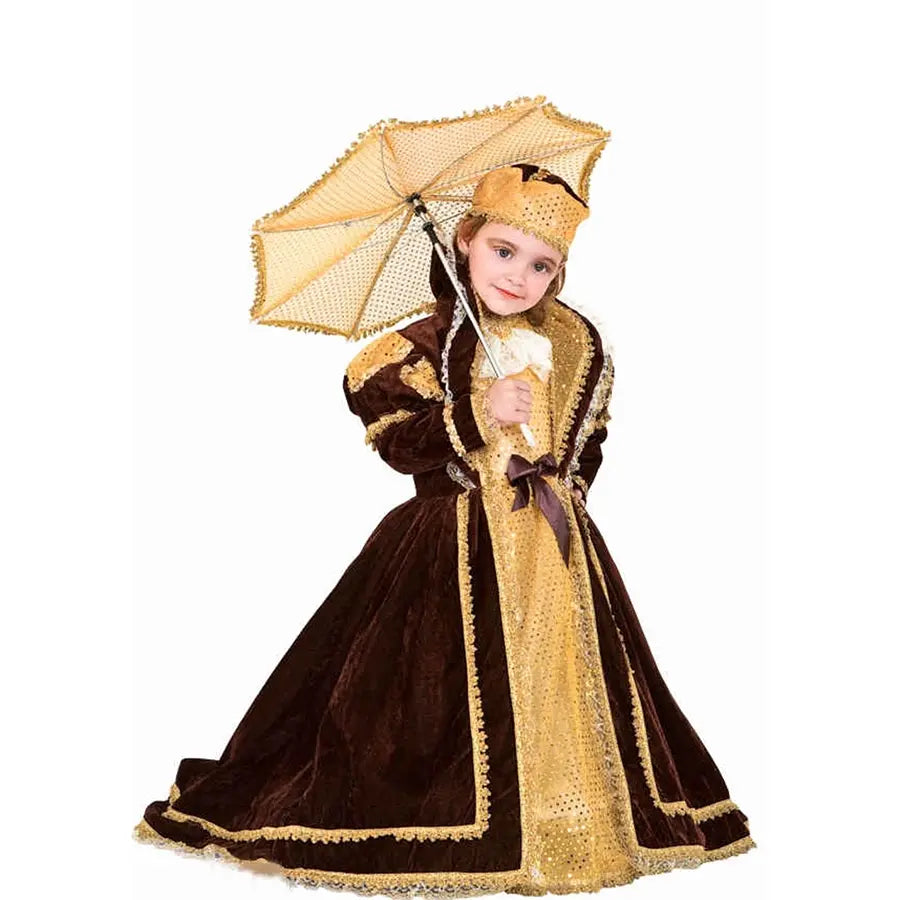 Disfraz Condesa De Lancaster Infantil – Traje De Época Para Niña