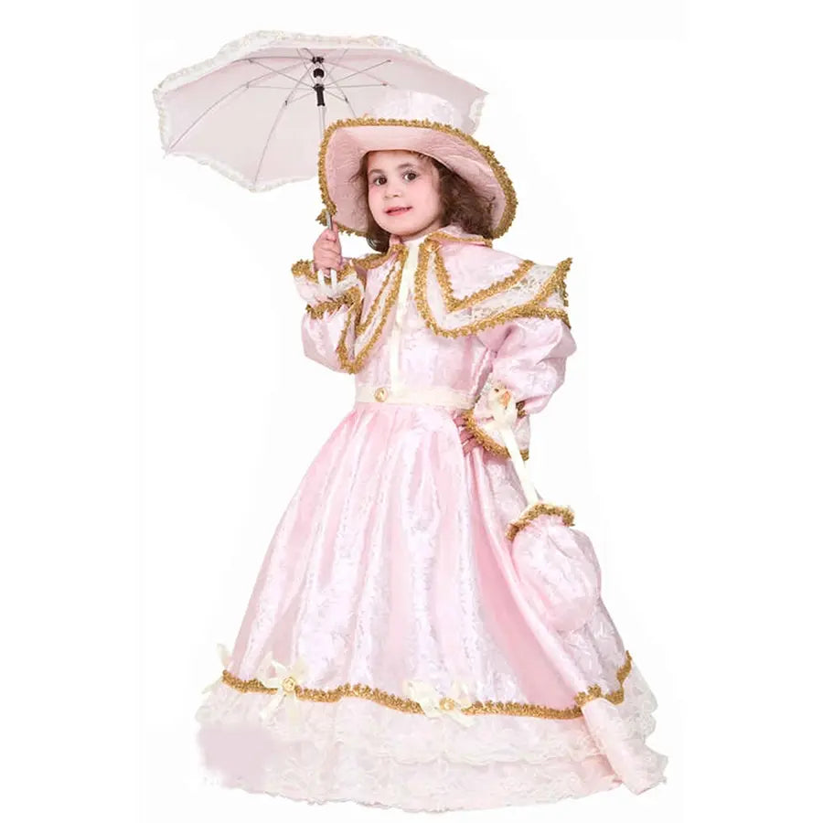 Disfraz Lady Caterina Infantil – Traje De Época Para Niña