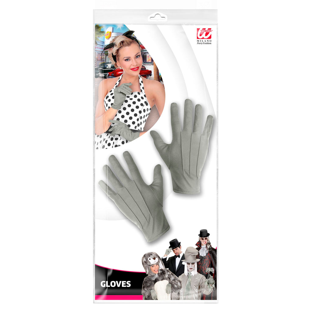 Guantes Cortos Grises