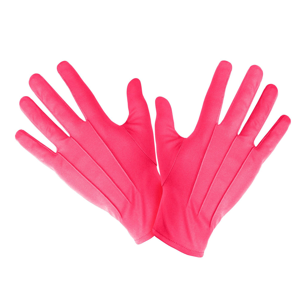 Guantes Cortos Rosas.