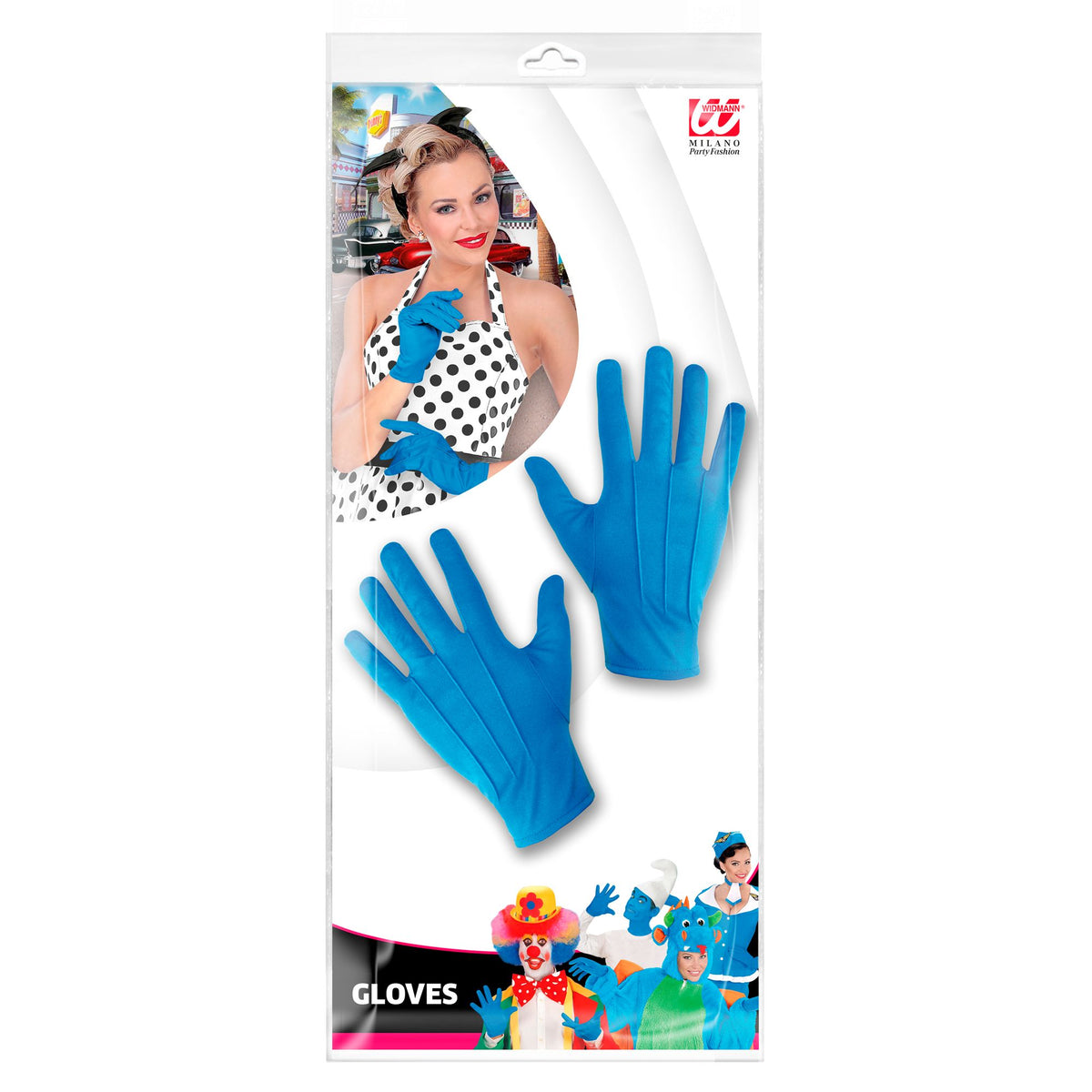 Guantes Cortos Azules
