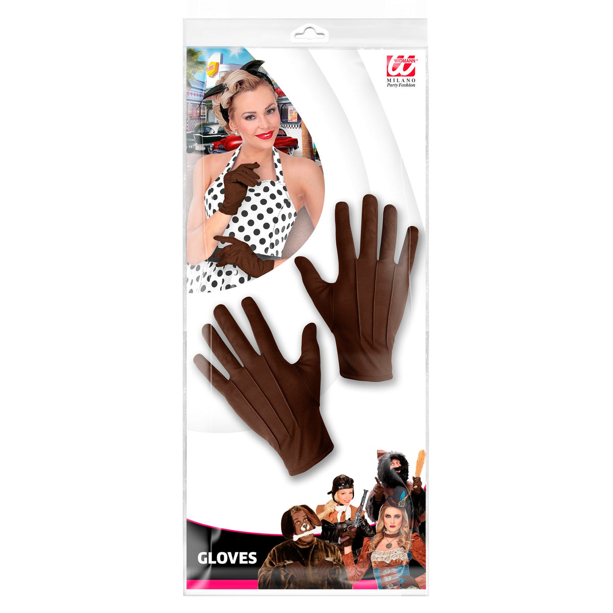 Guantes Marrón Chocolate