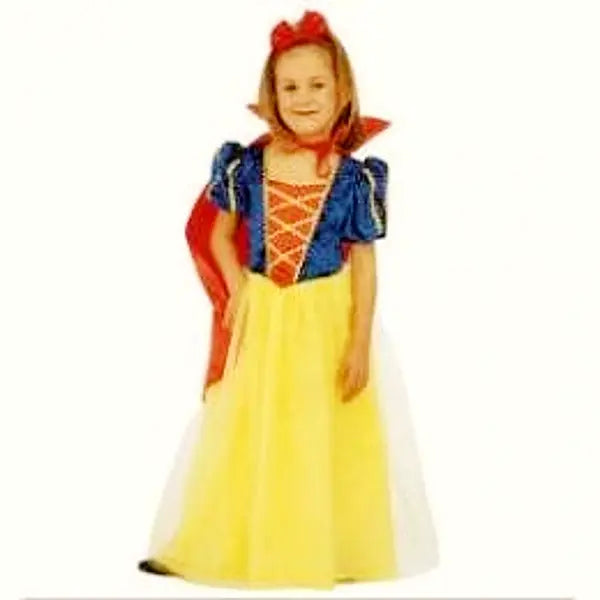Disfraz de Blancanieves Infantil con Vestido, Capa y Diadema