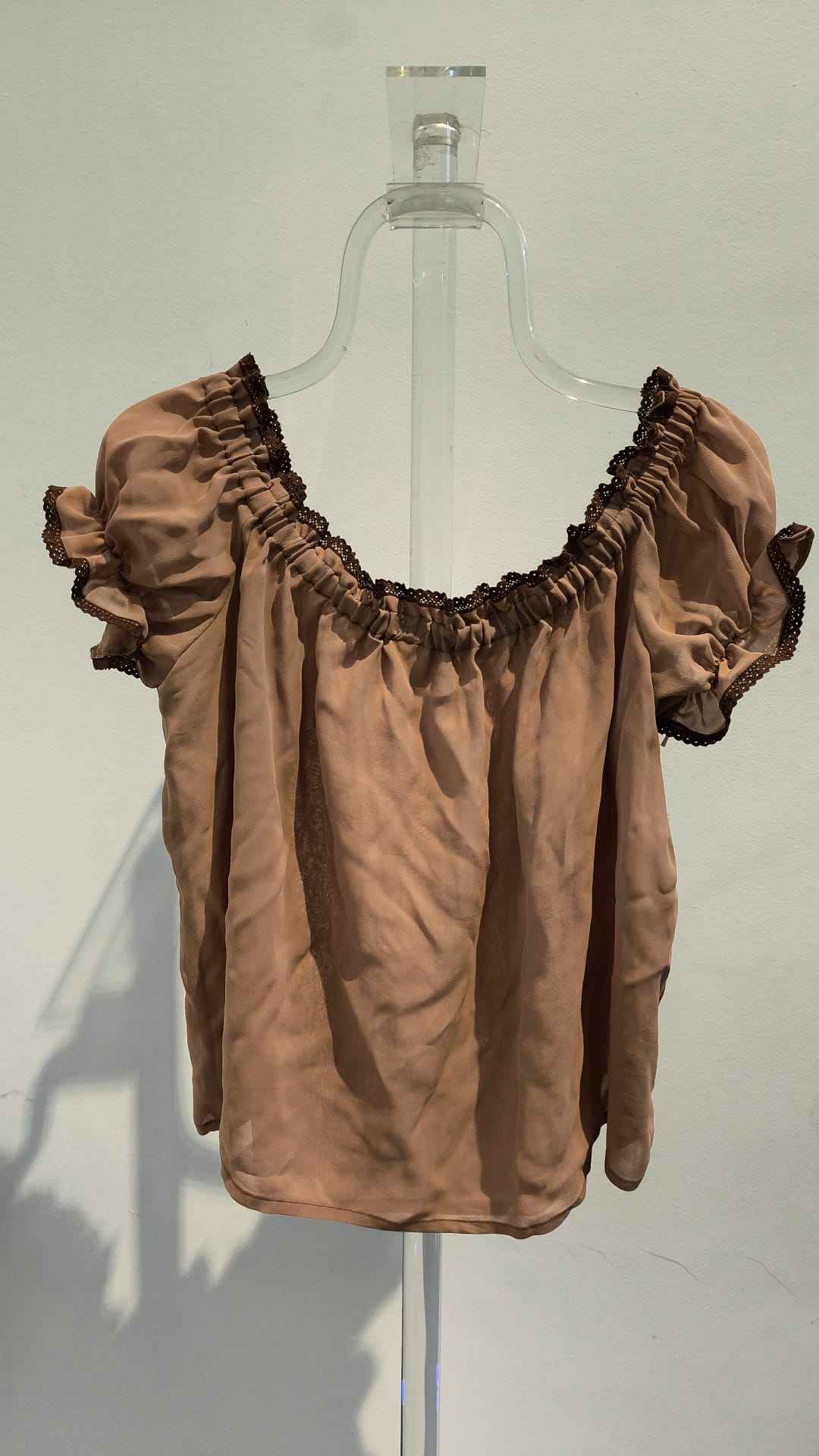 Camisa Medieval Crudo con Pasamanería