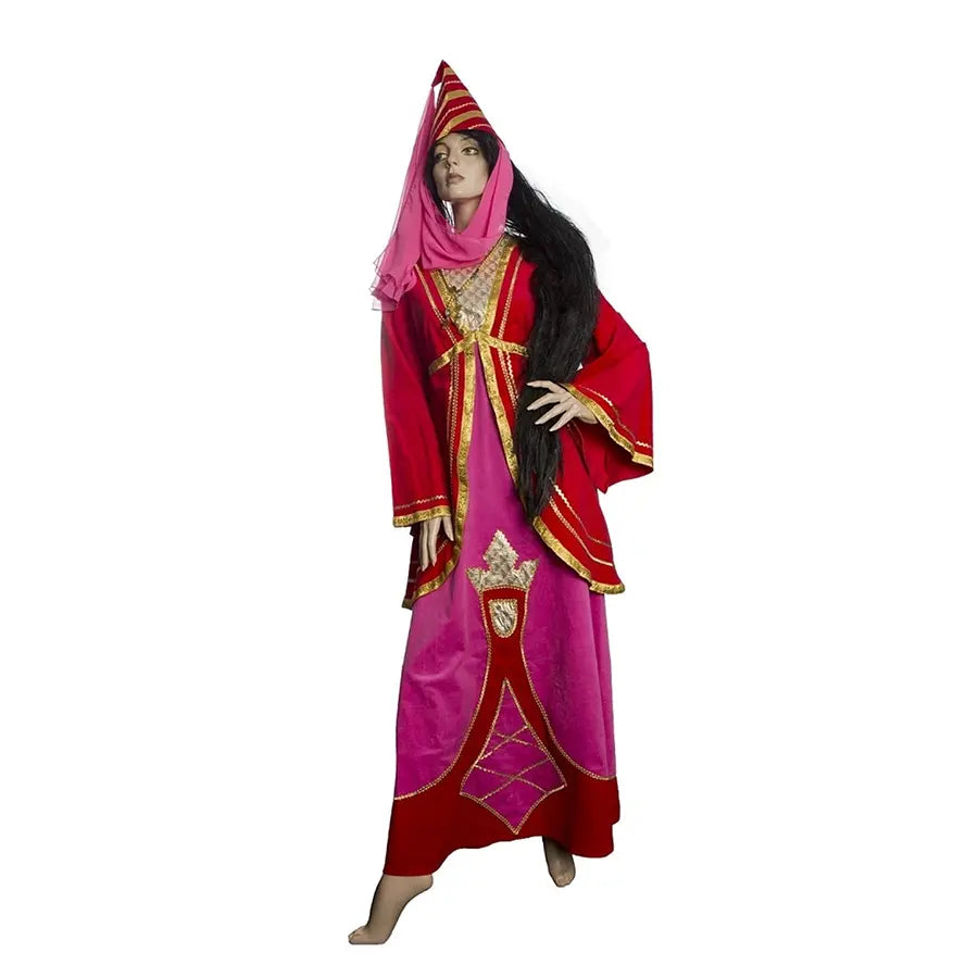 Disfraz Dama Roja Adulta | Traje Medieval de Época