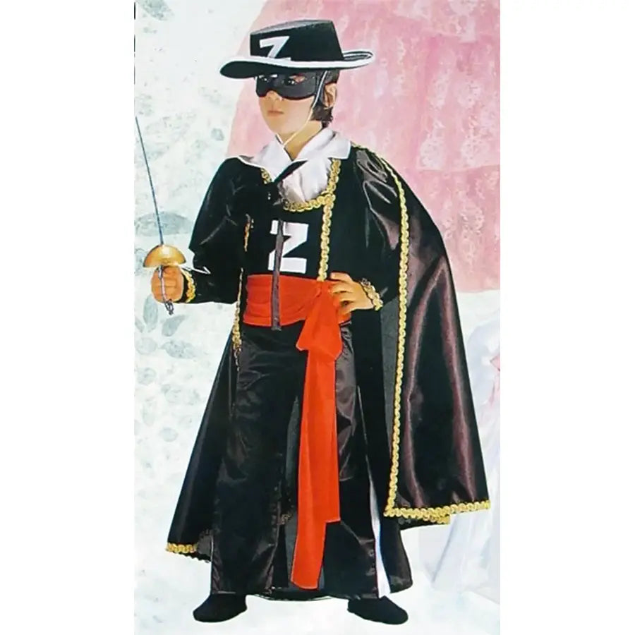 Disfraz Zorro Banderín Infantil – Traje Clásico De El Zorro
