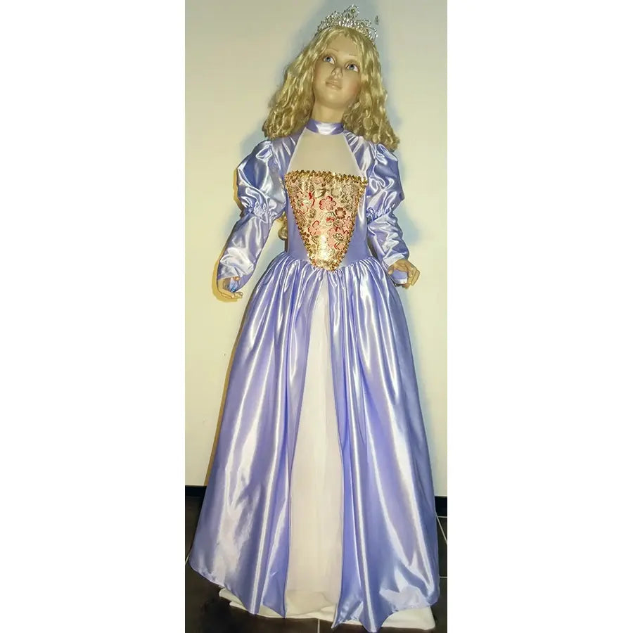 Disfraz Princesa Ana Infantil – Vestido Histórico Con Corona