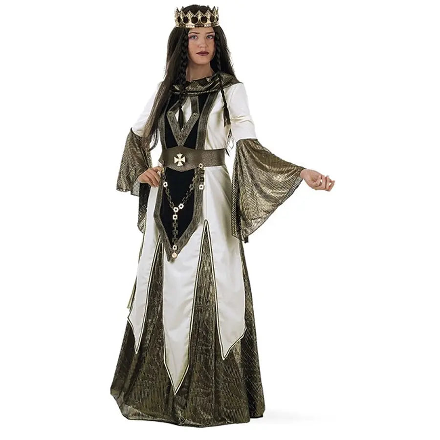 Disfraz Reina Linda Adulto – Vestido De Reina Medieval
