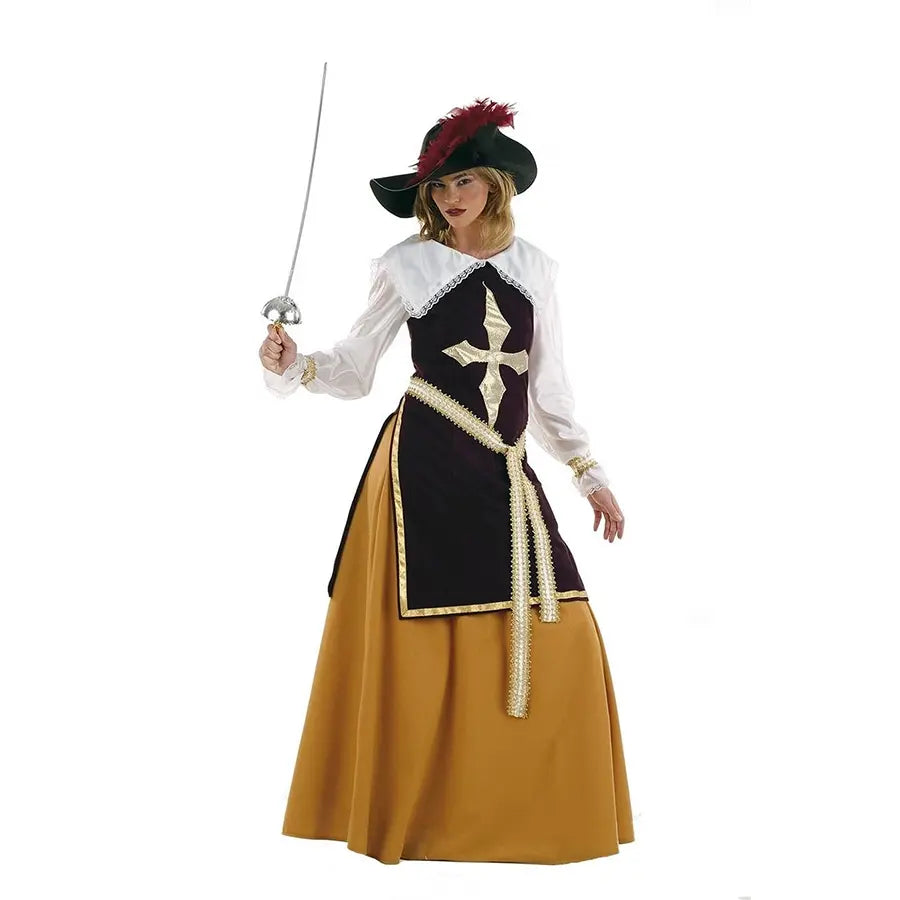 Disfraz Mosquetera Minerva Mujer