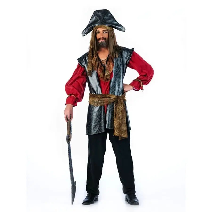 Disfraz Pirata Corsario Jere Adulto – Traje Clásico De Pirata