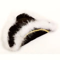 Sombrero Tricornio con Plumas de Marabú