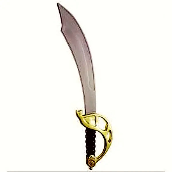 Sable Pirata de Plástico — Accesorio para Disfraz