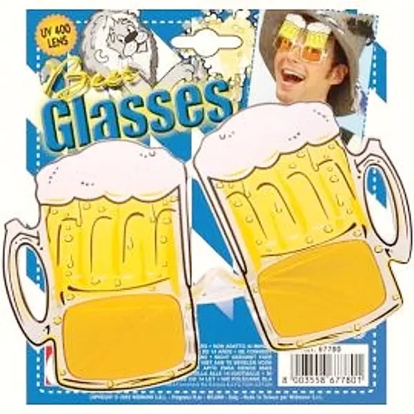 Gafas Jarra de Cerveza para Disfraz
