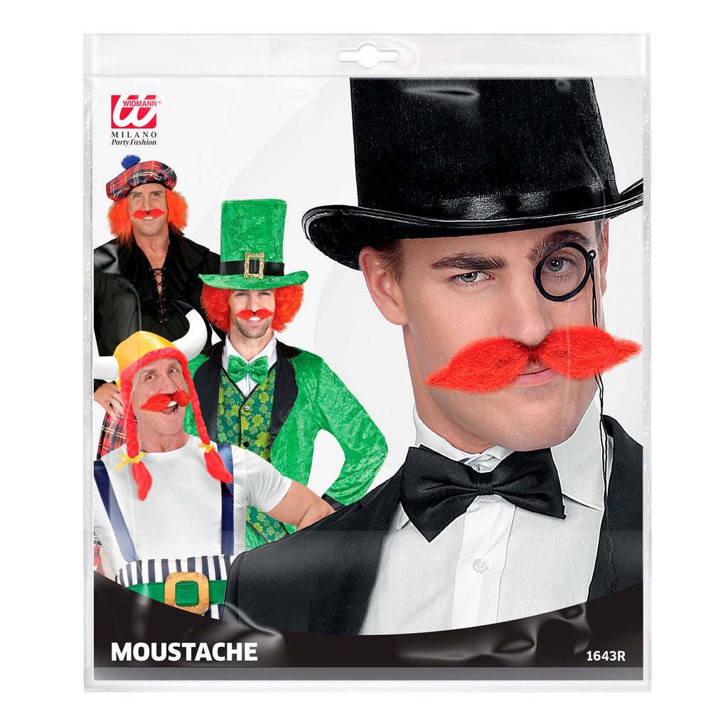Bigote Postizo Pelirrojo