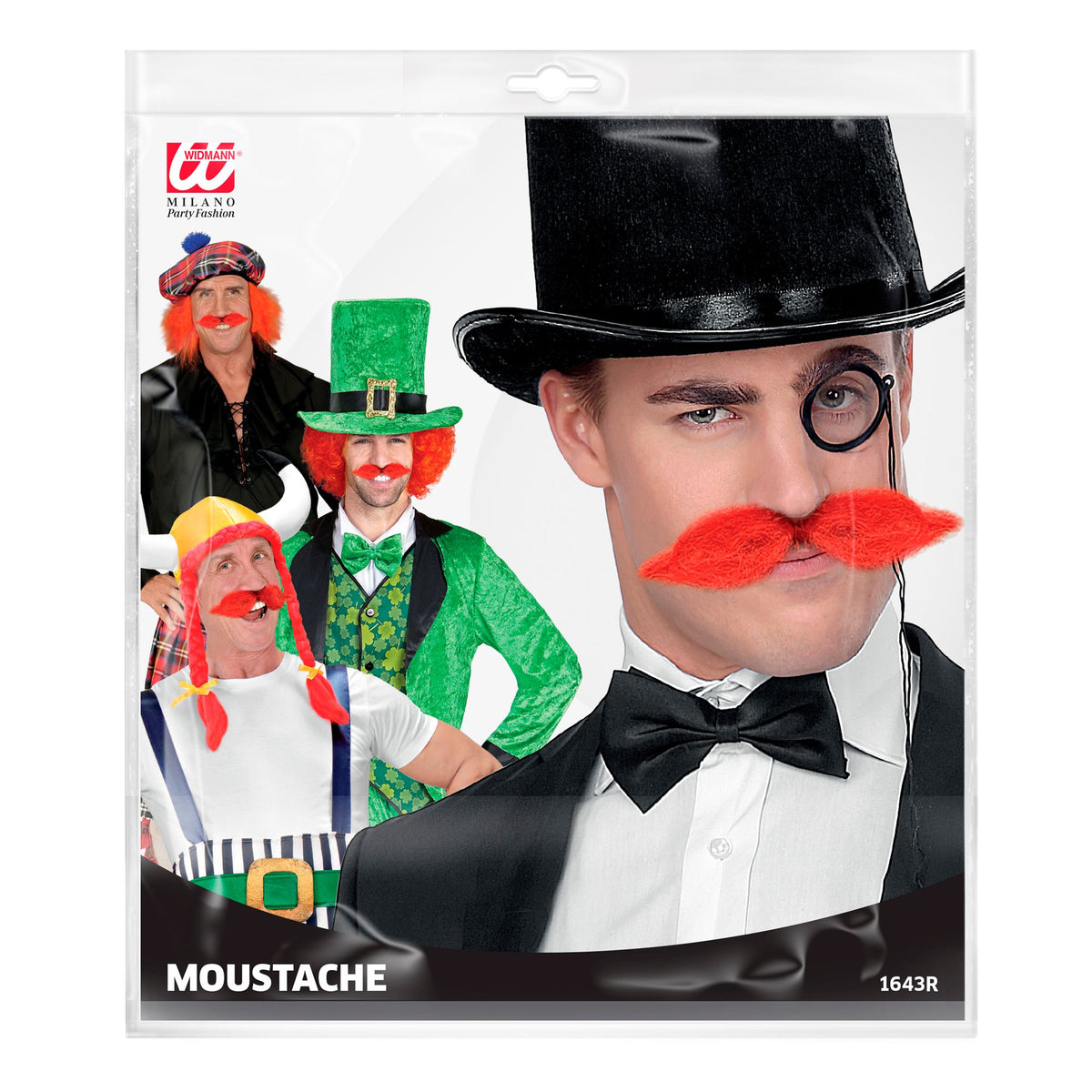 Bigote Postizo Pelirrojo