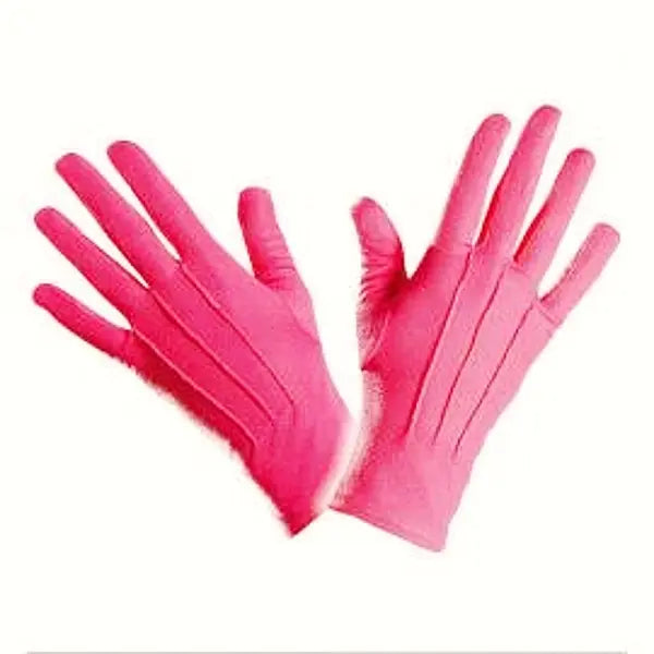 Guantes Cortos Rosas.