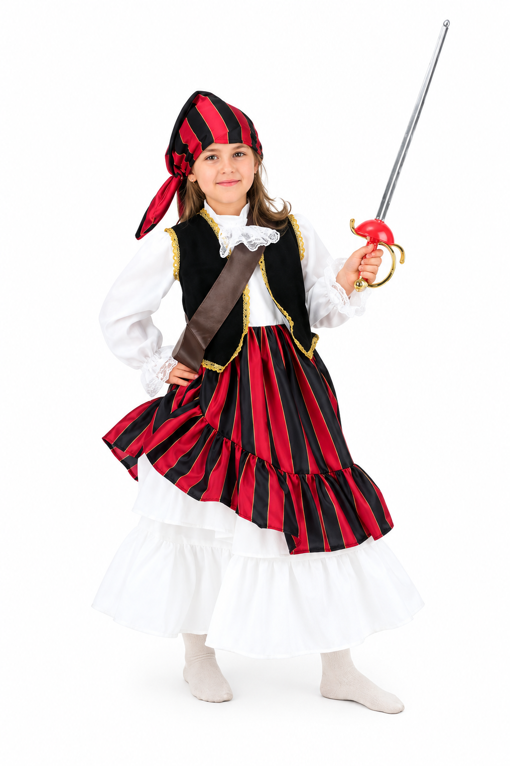Kids Pirate Costume - Classic Girls Pirate Outfit