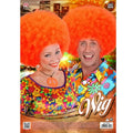 Peluca Extra Afro Naranja Adulto