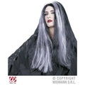 Peluca Morticia Addams Adulto