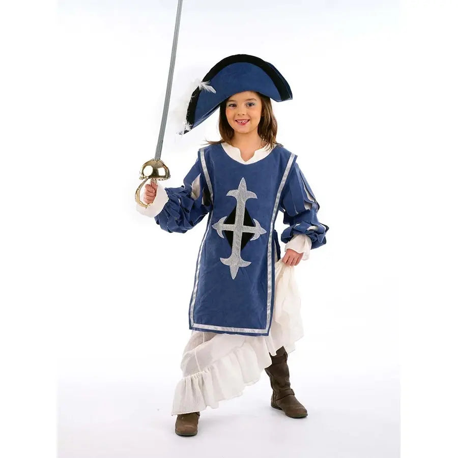 Disfraz Mosquetera Julietta Infantil – Traje Histórico De Mosquetera