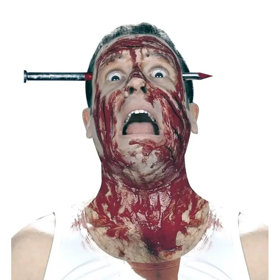 Punctures Head. Horror Accessory