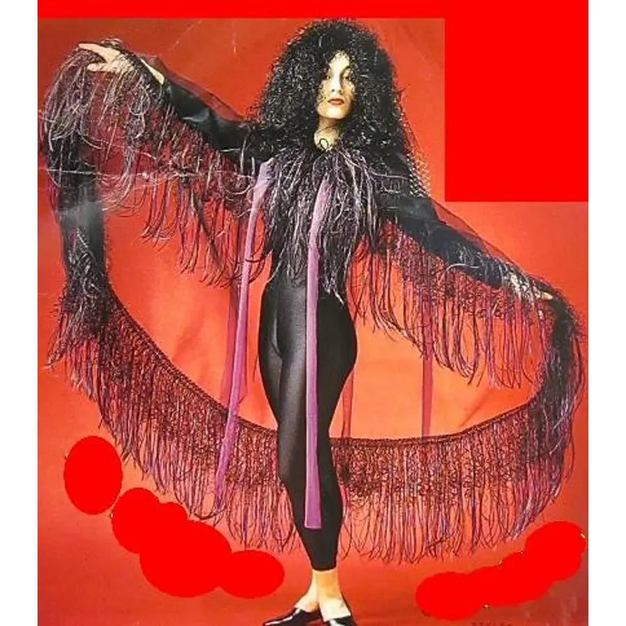 Capa Con Plumas – Accesorio De Disfraz Elegante Y Dramático