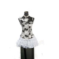 Black and White Corset Costume