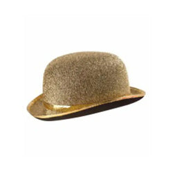 Sombrero Bombín Dorado
