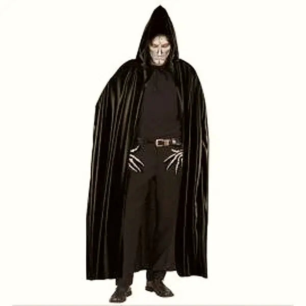 Disfraz Capa Negra Con Capucha