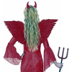 Alas de Plumas Rojas para Disfraz