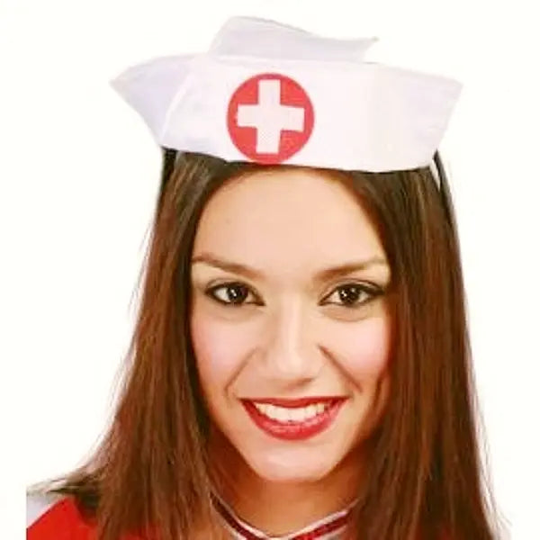Cofia de Enfermera – Accesorio para Disfraz