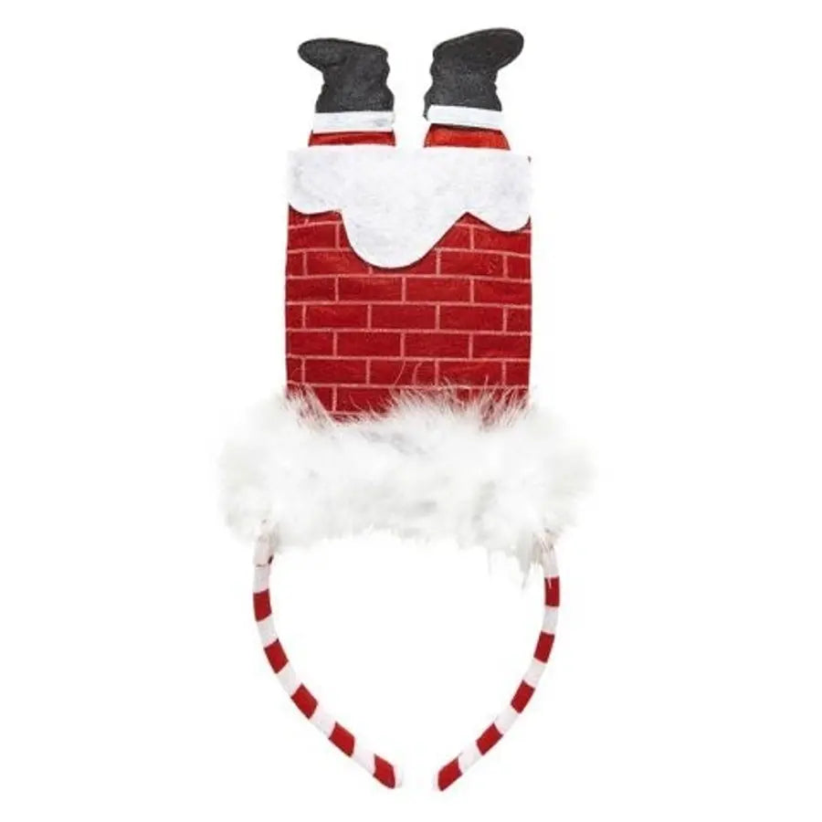 Diadema Chimenea Papa Noel