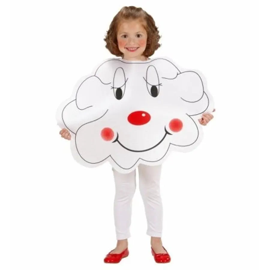 Kids' Cloud Costume – Fluffy Outfit with Elastic Bands