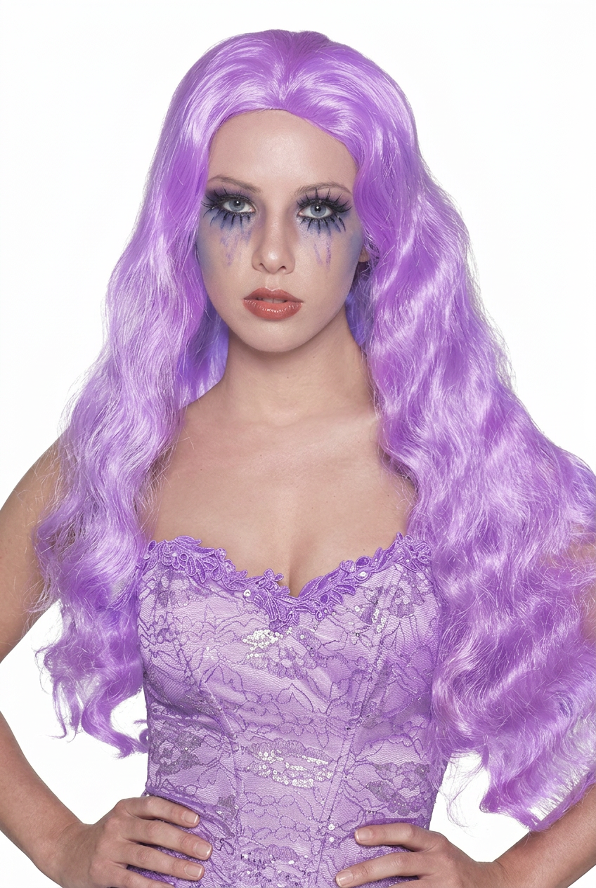 Peluca Gothic Bride Morada – Smiffy's